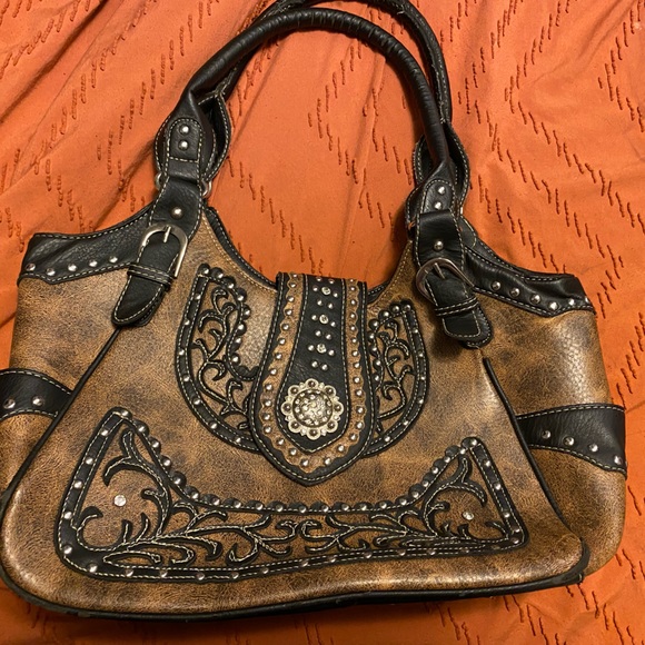 Used Western style purse and matching wallet set - Picture 3 of 13